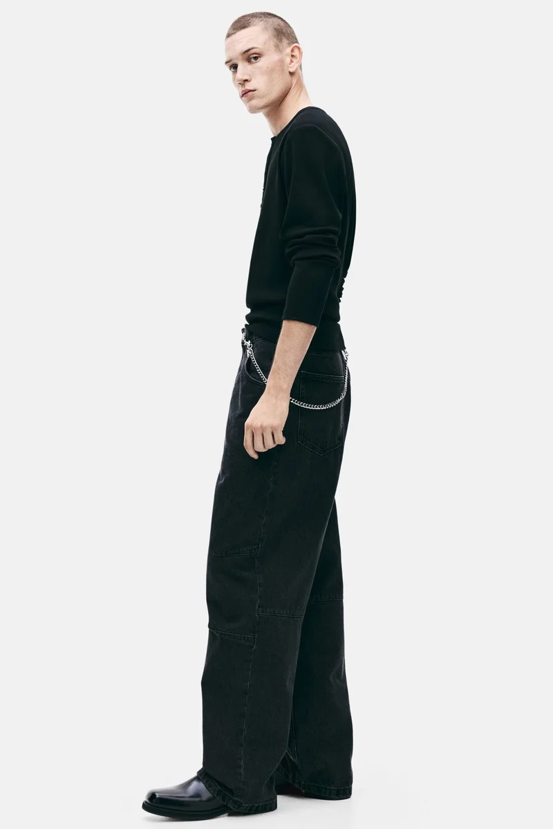 H&M  Baggy darted jeans for Men | Best Price UAE