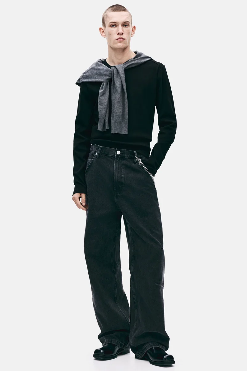 اتش اند ام جينز واسع