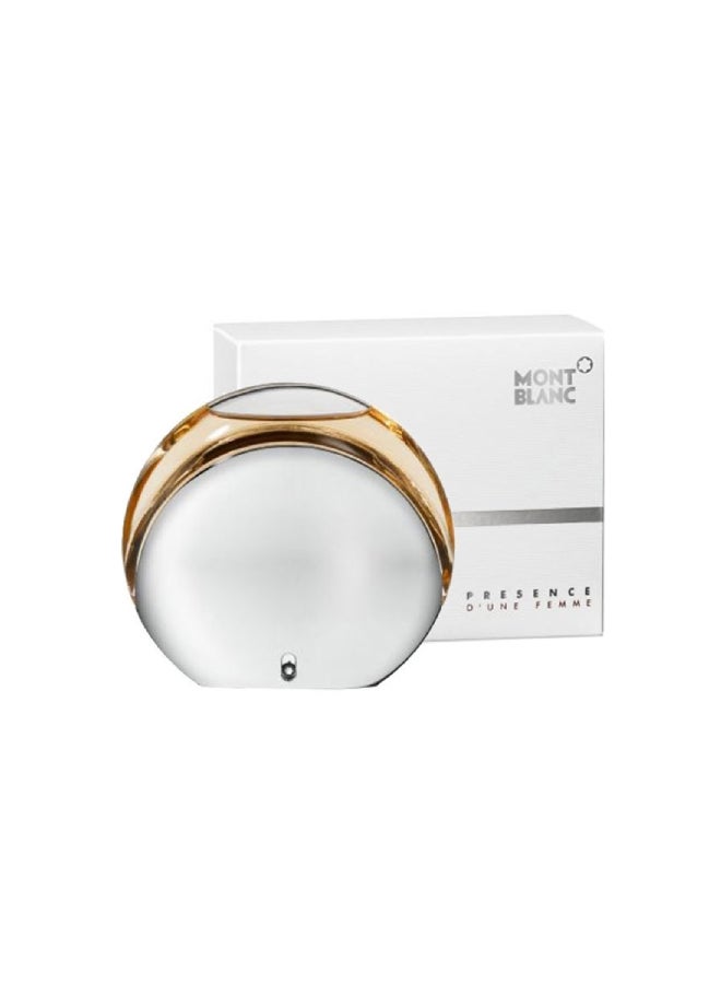 MONTBLANC Presence D'une Femme EDT 75ml - Image 1