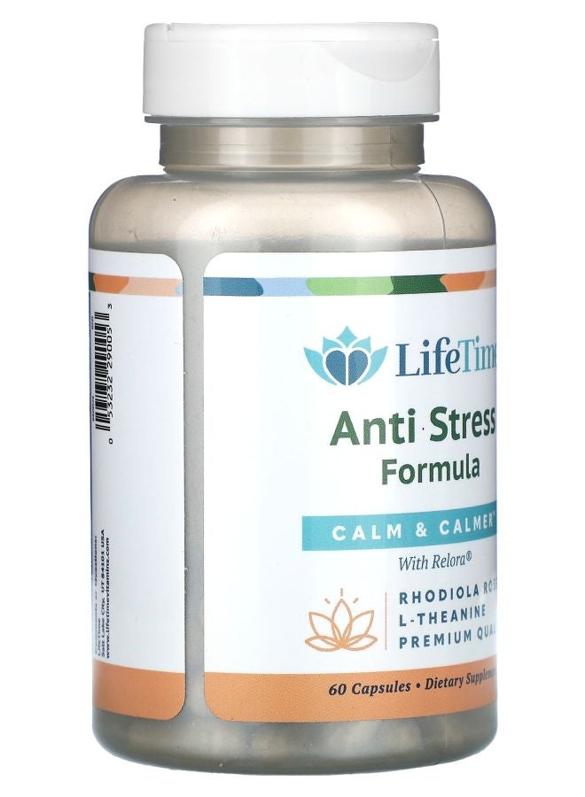 LifeTime Vitamins هدوء وتهدئة مع ريلورا 60 كبسولة - Image 2