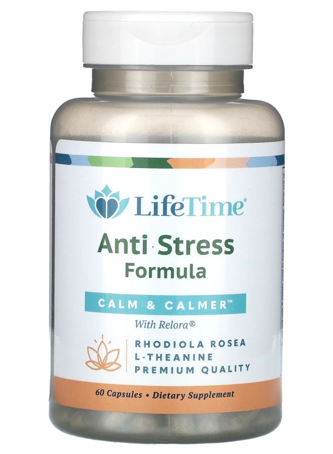 LifeTime Vitamins هدوء وتهدئة مع ريلورا 60 كبسولة - Image 1