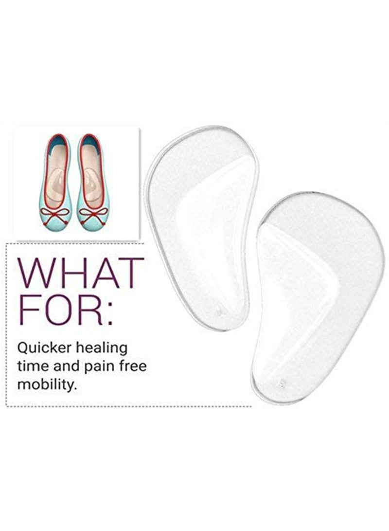SYOSI 14 Pcs High Heel Pads Grips Liners Inserts for Women Foot Pain Relief Ball of Insoles Protection Against and Blisters Anti Slip Shoe Cushion - Image 2