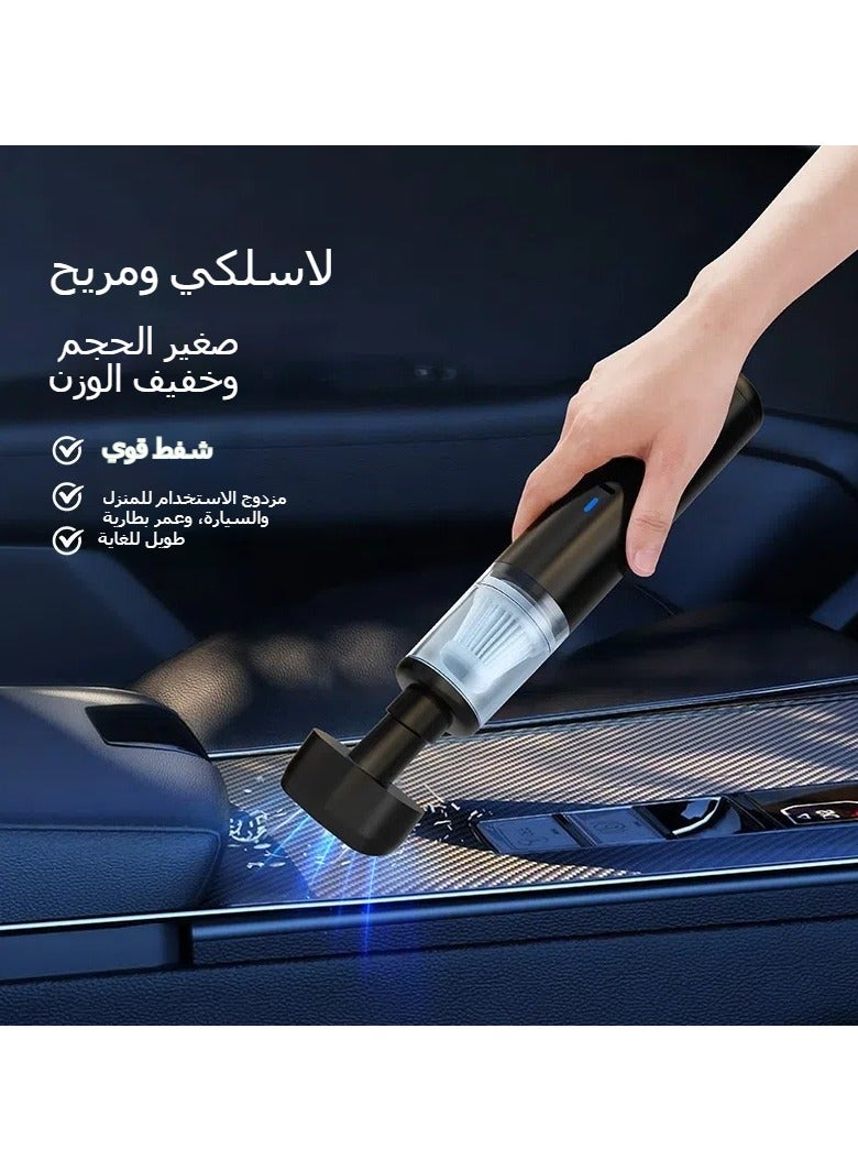 general Car vacuum cleaner super suction power family car dual-purpose wireless portable car vacuum cleaner with large suction power - Image 4