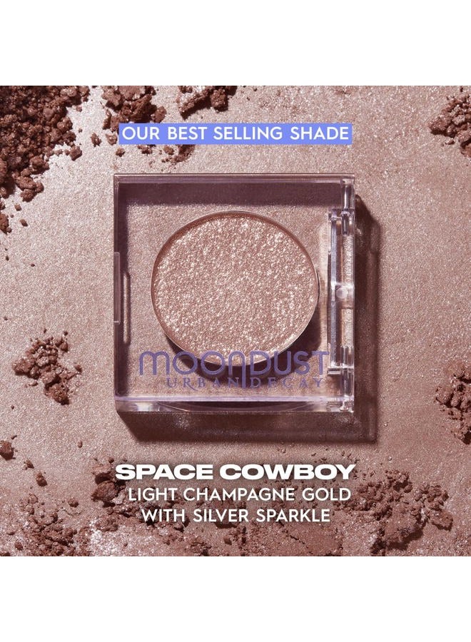Urban Decay 24/7 Moondust Glitter Eyeshadow Single (Space Cowboy - Champagne Gold Silver Sparkle), Buildable Sparkly Eye Glitter, Long-lasting Shimmer Finish, Reflective Eye Shadow Topper - 0.06 oz - Image 5