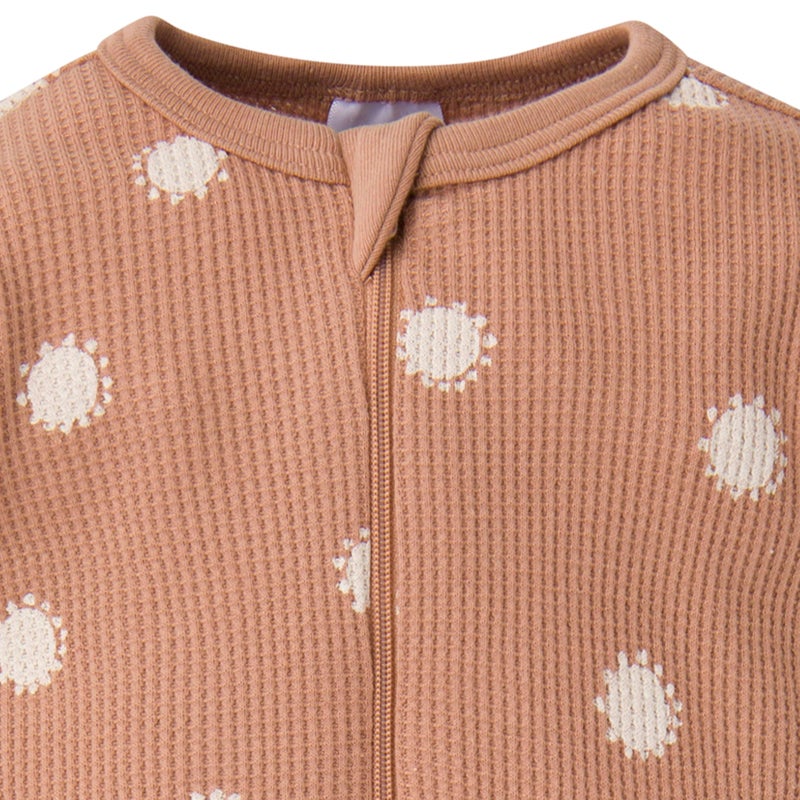 Gerber Baby Unisex 2-Pack 2-Way Zip Thermal Footed Sleep 'N Play, Buffalo, Newborn - Image 5