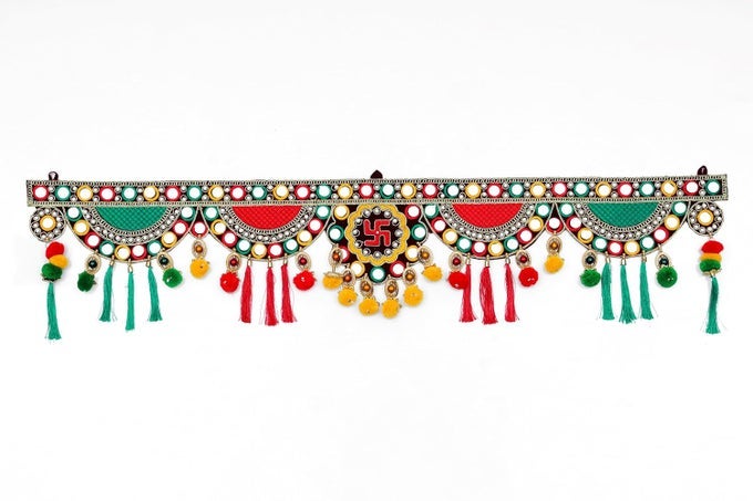 _ TRADITIONAL TORAN FOR ENTRANCE DOOR I HANGINGS FOR HOME DECOR YELLOW ORANGE MARIGOLD TRADITIONAL 3 FEET TORAN