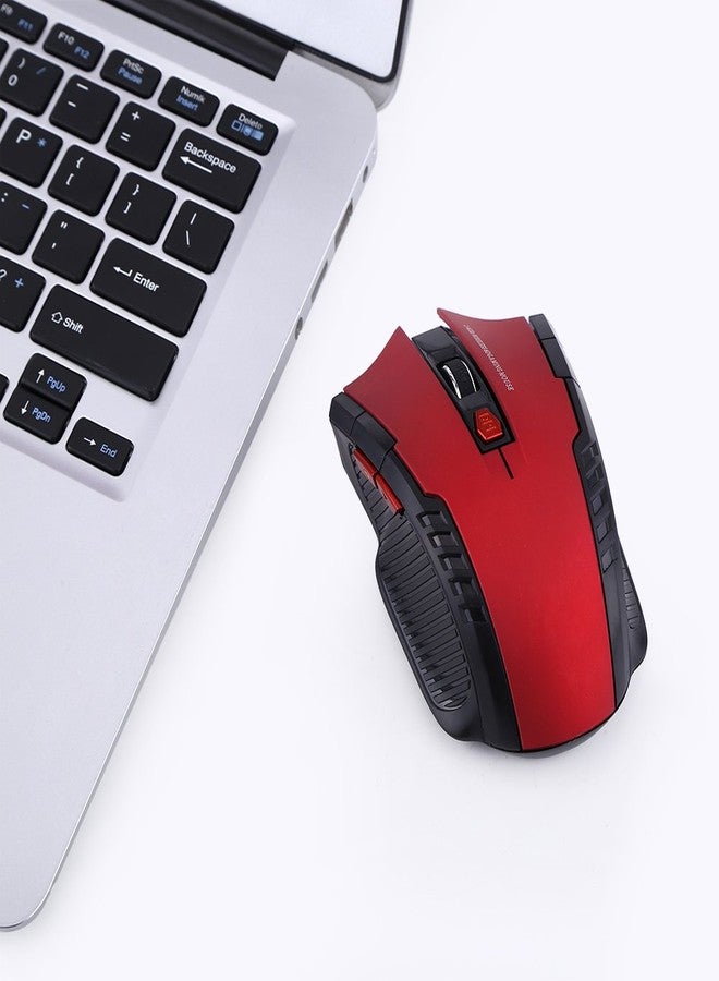 Dpofirs Gaming Mouse USB Mouse with 6 Buttons Portable Optical Gaming Mouse for PC Laptop Computer Laptop Gaming Players(red) - Image 2