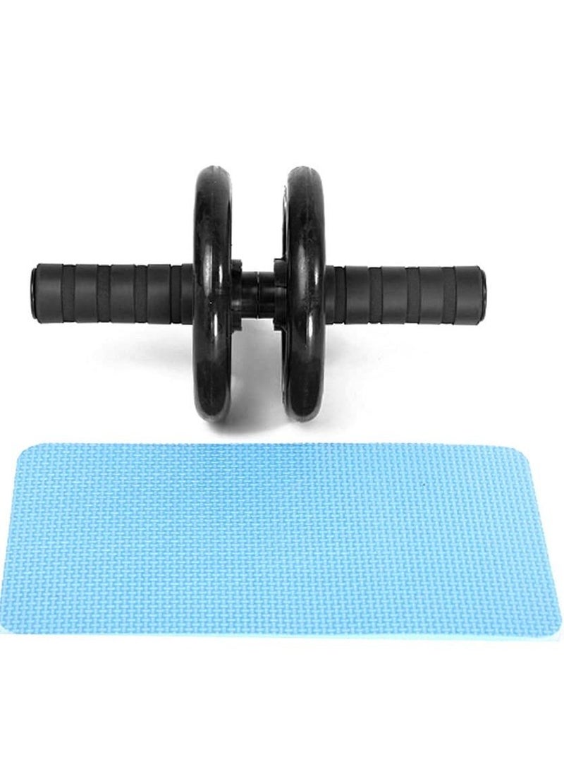 Generic Abdominal Wheel Roller Workout Muscle Exercise Gym Fitness Equipment Black  - Image 3