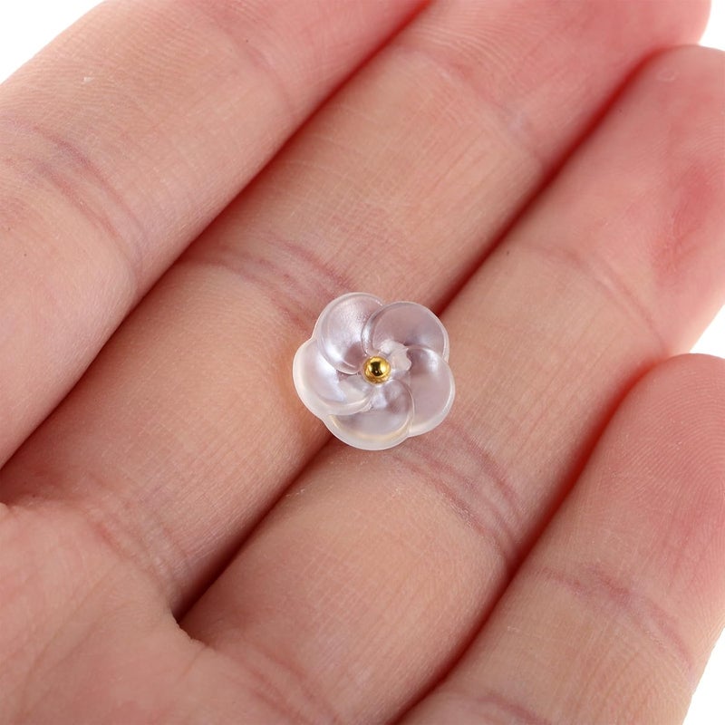 50pcs Floral Flower Buttons for Sewing Women and Small Plastic Decorative Buttons for Cardigans Clothes DIY Crafts - Image 4