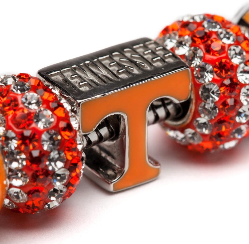 Stone Armory University of Tennessee Charm for Charm Bracelets - Tennessee Orange Power T Bead - Hypoallergenic Stainless Steel Charms - Tennessee Vols Gifts for Her - Image 4