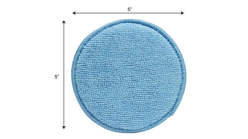 Leather CPR إسفنجة تطبيق ميكروفايبر جلدية - أداة تطبيق مكيف الجلد، وسادة تطبيق ميكروفايبر دائرية خالية من الوبر للاستخدام في المنزل والسيارات - Image 3