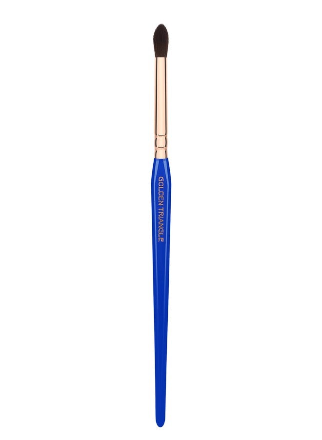 Bdellium Tools Professional Makeup Brush - Golden Triangle Series 781 Crease - With All Vegan and Soft Synthetic Fibers, For Eye Crease (Blue, 1pc) - Image 4