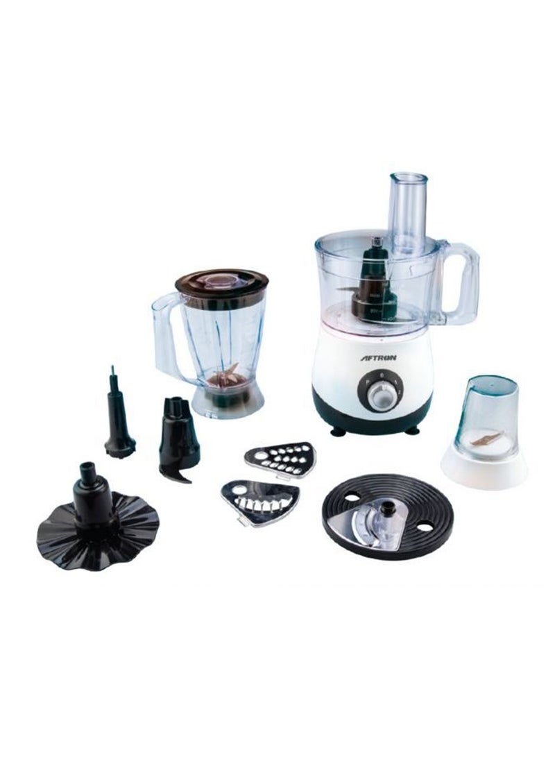 محضر طعام بقدرة 700 وات 1.2 L 700 W AFFP7050N-W أبيض/ أسود