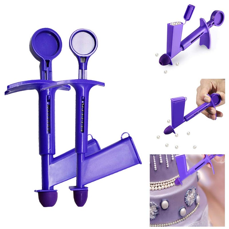 Plastic Pearl Applicator Fondant Pearl Ball Applicator SugarCraft Cake Decorating Tools Plunger 3mm and 6mm