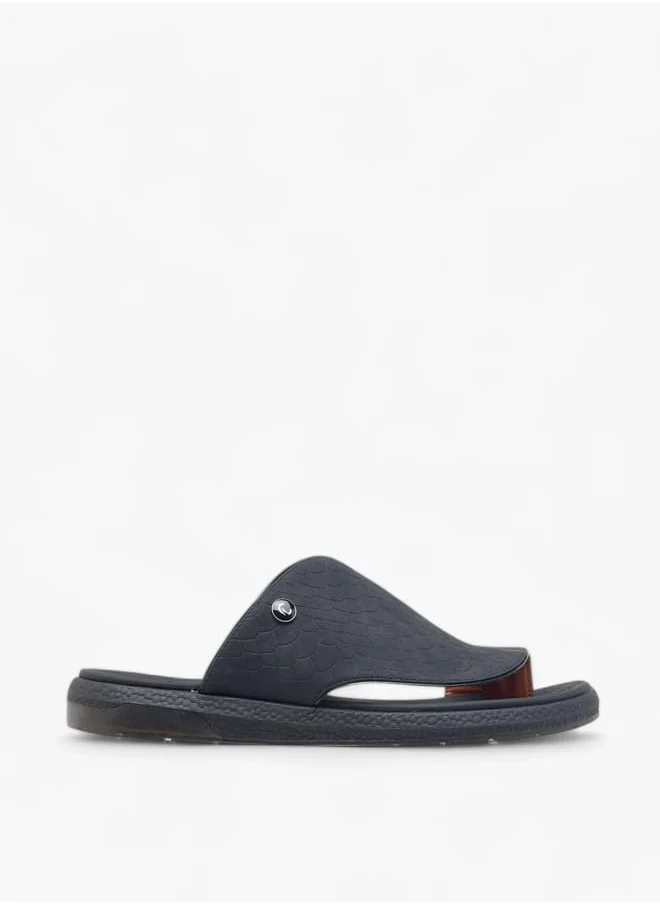 Le Confort Men Panelled Slip-On Arabic Sandals