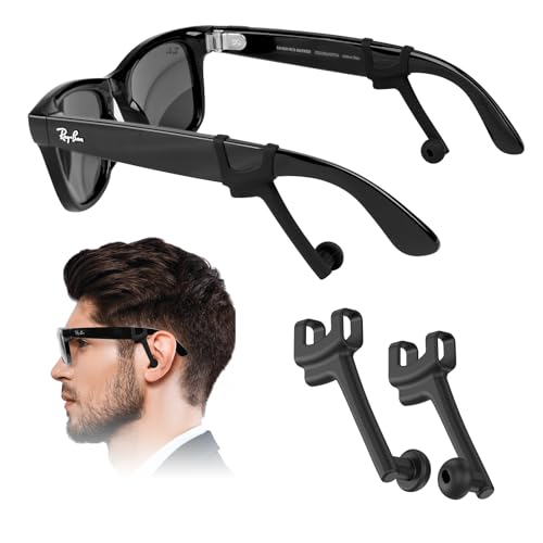KONAFEI Increase Privacy Ear Tips for RayBan Meta Gen1/2 Glasses, Meta Oakley/Display, Rayneo, XREAL, VITURE, Rokid, Sound Booster Tube/Audio Enhancer for Smart Glasses Accessories, No Impact Charger - Image 1