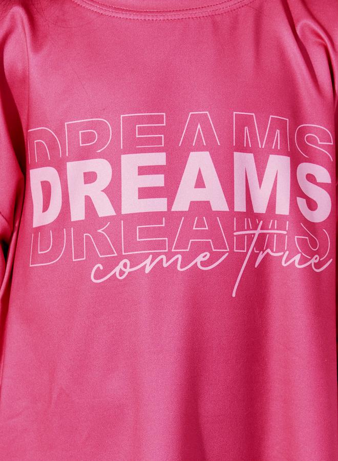 Styli Styli Slogan Print Badge Detail Oversized T-Shirt  - Image 3
