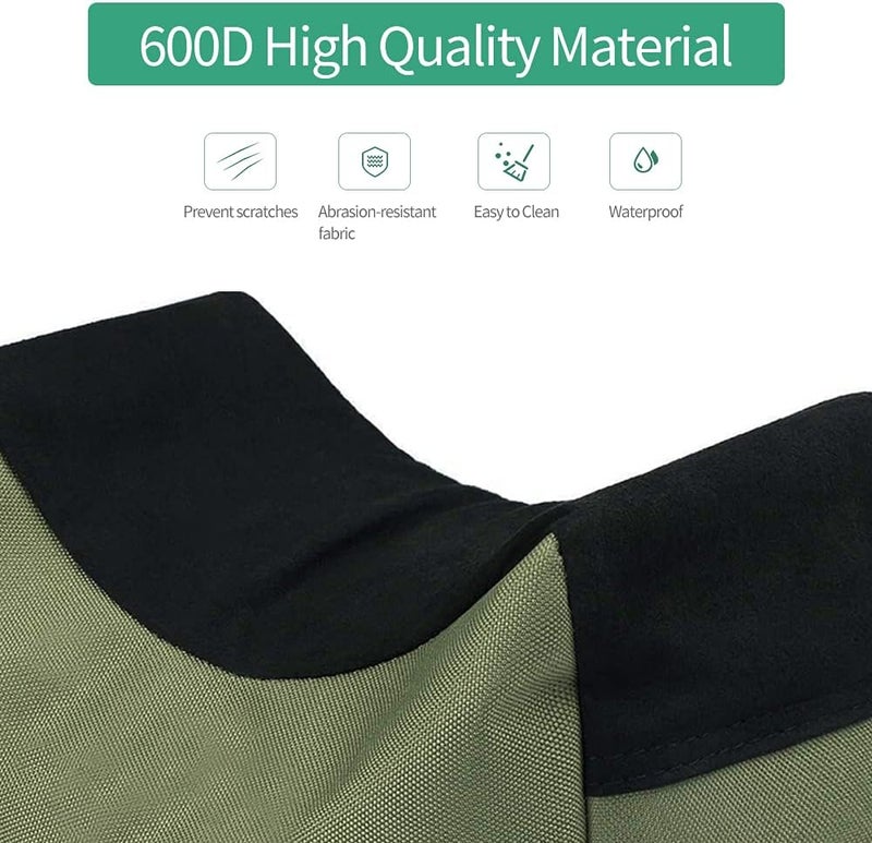 Ruby Q Shooting Rest Bags, Unfilled Rest Front & Rear Support Sandbag Stand Holders with 600 Denier Polyester for Rifle Hunting (Bags Come unfilled) - Image 5