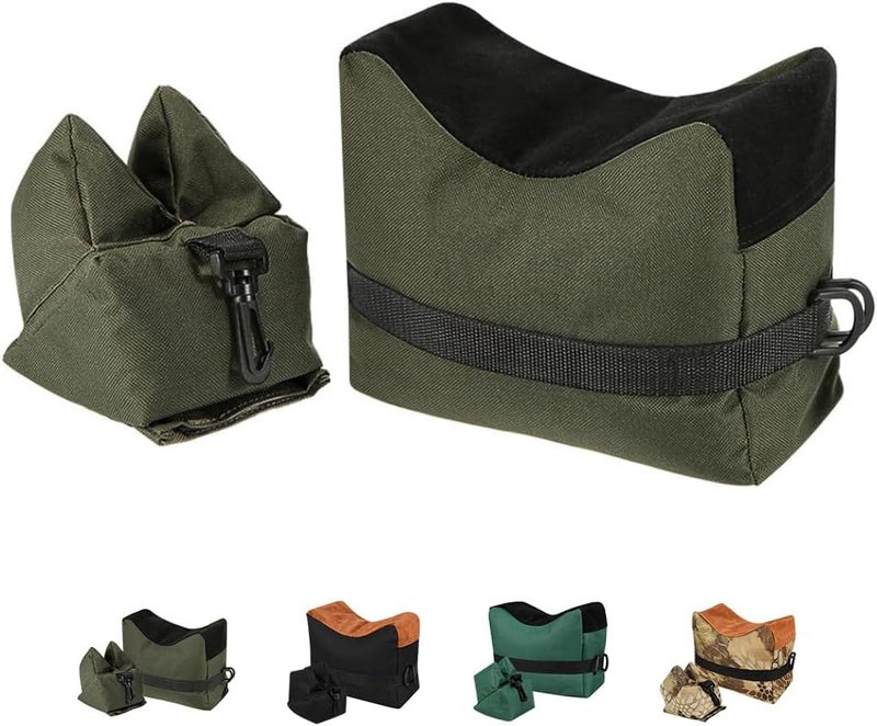 Ruby Q Shooting Rest Bags, Unfilled Rest Front & Rear Support Sandbag Stand Holders with 600 Denier Polyester for Rifle Hunting (Bags Come unfilled) - Image 1