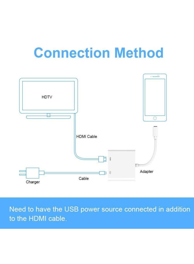 أكينو جهاز نقل الشاشة عبر HDMI - توصيل سلكي للهاتف المحمول لعرض الشاشة الكبيرة على التلفزيون بدون تأخير ودقة عالية في نقل الصورة - Image 3