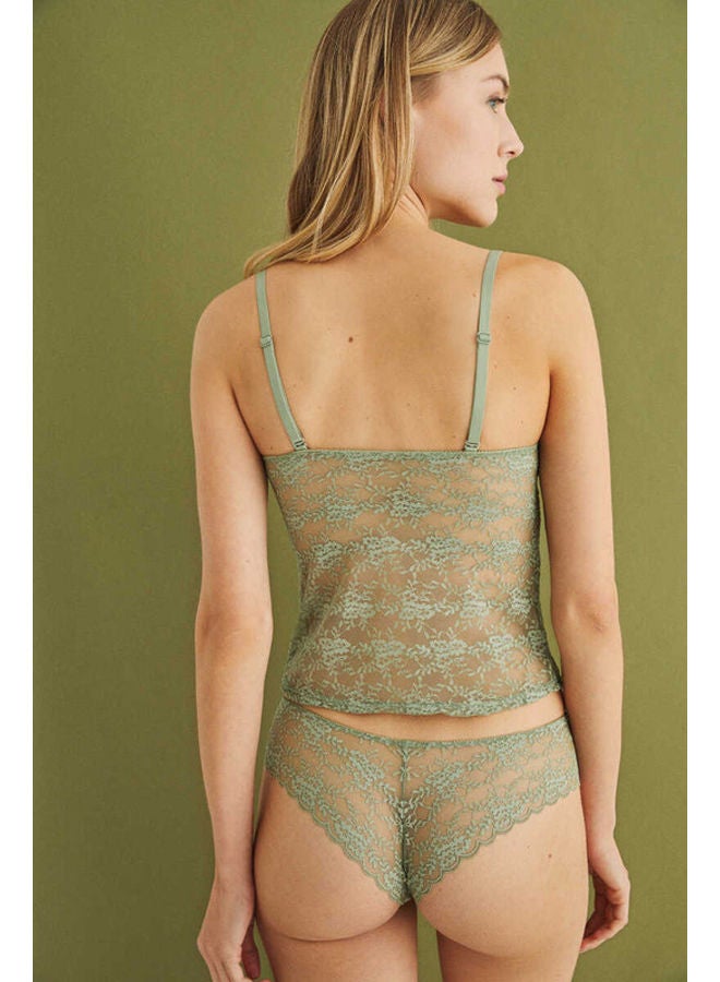 women'secret Wide lace Brazilian briefs - Image 2