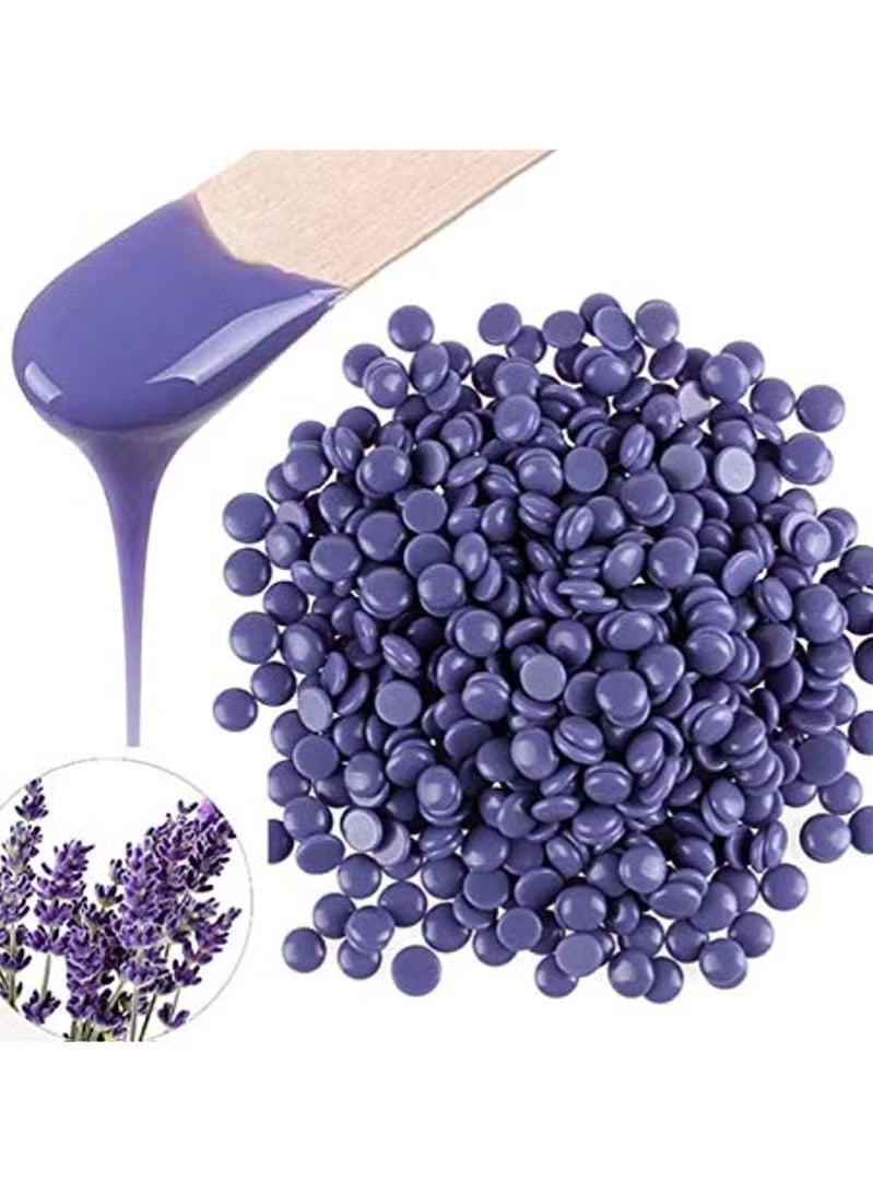 Hair Removal Hard Wax Beans / 500 Grams, Natural Hot Film - Image 1