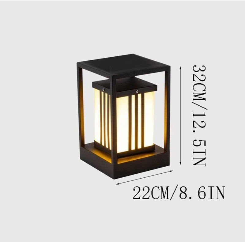 Lyse Decor Modern Design Gate Light for Home Gate Decoration | Waterproof Outdoor Lamp, Main Gate Light, Pillar Light Outdoor (Pack of 2) - Image 5