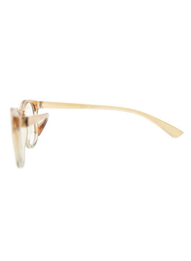 Eyekepper Fashion Readers Womens Reading Glasses (Brownclear Frame 2.00) - Image 4