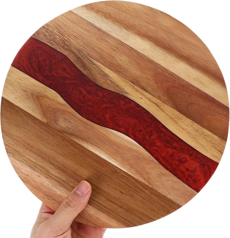 Carefully selected material SUPVOX Acacia Wood round Cutting Board for Food and Bread, Multipurpose Kitchen Chopping and Serving Board, Red Circular Carving and Cheese Display for Home and Professional Use Growing order stock support Natural tone color options Elegant practical design Assorted color options Light & sturdy Various fittings Well-engineered versatile build Trendy widespread design Connectable modular Simplified versatile design Local trackable shipment Major city pickup option Integrated local logistics Backup reserve local stock Low wear optimized build General purpose premium build Global production standard crafted Smooth joint Confirmed available stock Carefully engineered build Classic trendy design picks Precision polished solid material Temp & permanent project compatible Multi-budget available picks - Image 4