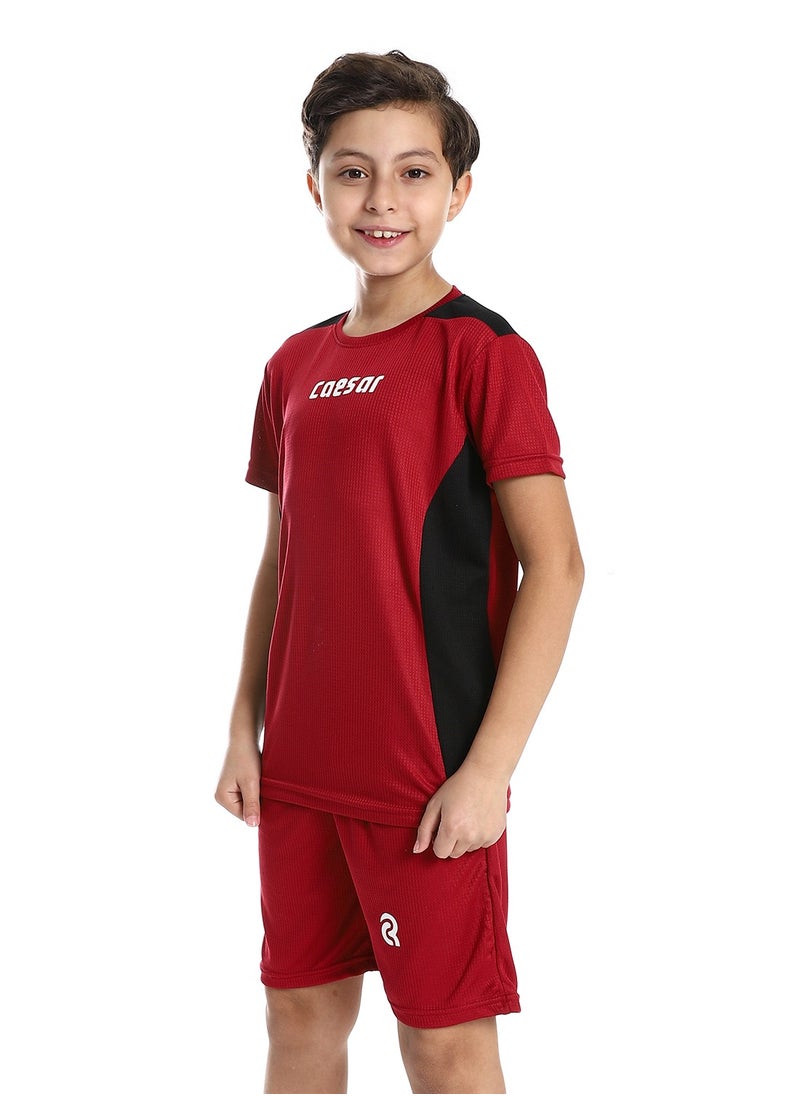 Caesar - Boys Sport T-Shirt With Short Set - Image 1