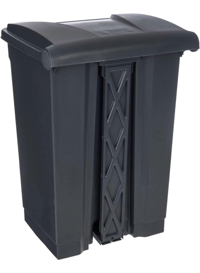 Amber Home Plastic Garbage Bin 45L Trash Bin with lid Pedal, Dustbin for Kitchen, Trash Can for kitchen, offices or Outdoor, trash can with lid, garbage bin with pedal, plastic kitchen bin - Image 3