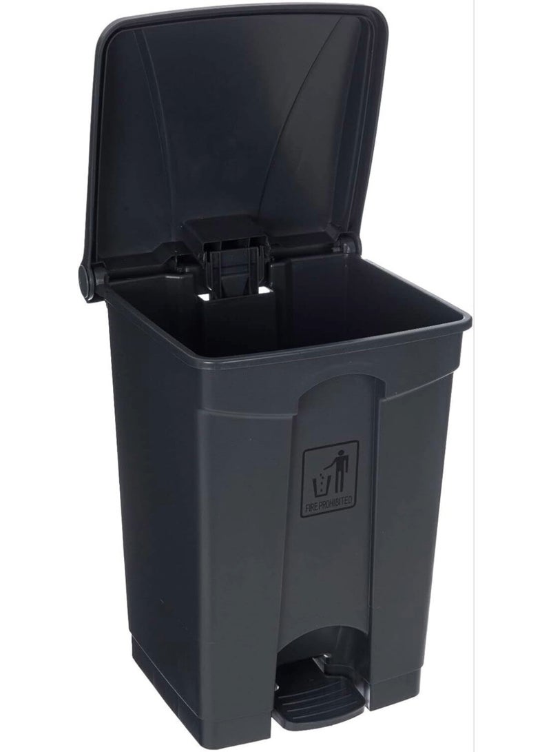 Amber Home Plastic Garbage Bin 45L Trash Bin with lid Pedal, Dustbin for Kitchen, Trash Can for kitchen, offices or Outdoor, trash can with lid, garbage bin with pedal, plastic kitchen bin - Image 4