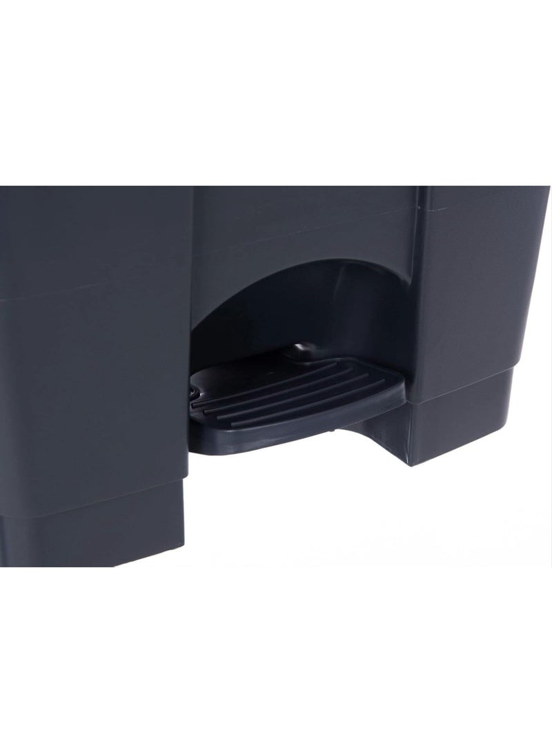 Amber Home Plastic Garbage Bin 45L Trash Bin with lid Pedal, Dustbin for Kitchen, Trash Can for kitchen, offices or Outdoor, trash can with lid, garbage bin with pedal, plastic kitchen bin - Image 5