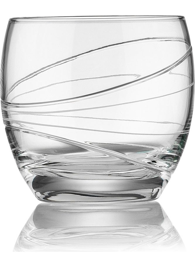 Royal Home Roya Home Milky Way Cut Hand Decorative Gilded 6 Piece Patterned Water Glass Set  - Image 1