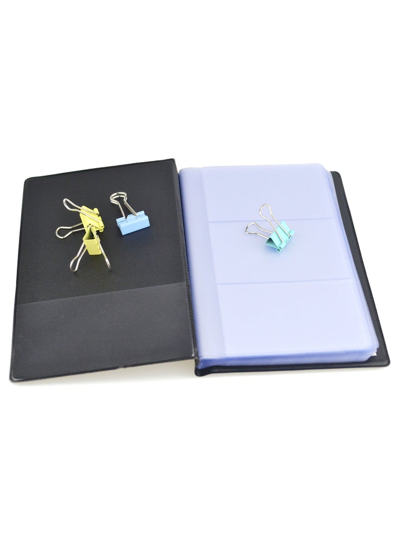 Deli Business Card Book Holder Name Card Organizer Professional Office Journal Namecard Holder Organizer Holds 240 Cards - Image 3