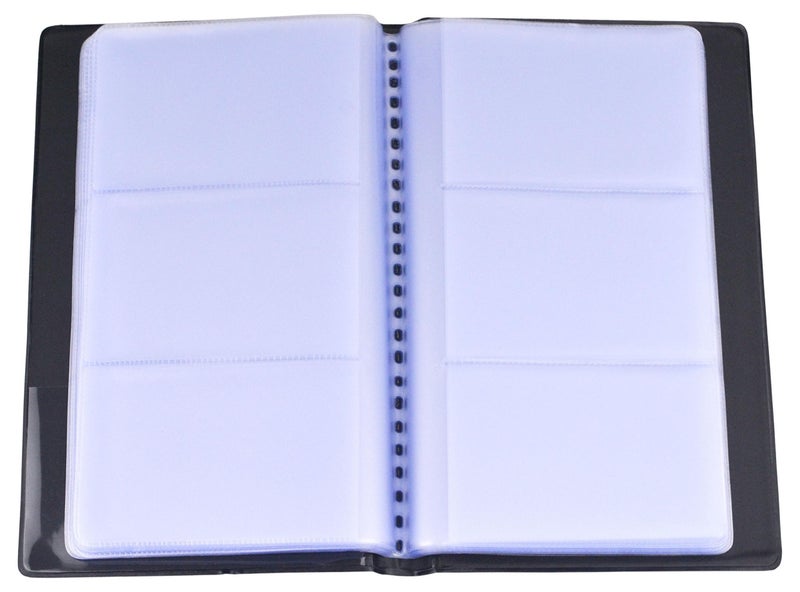 Deli Business Card Book Holder Name Card Organizer Professional Office Journal Namecard Holder Organizer Holds 240 Cards - Image 1