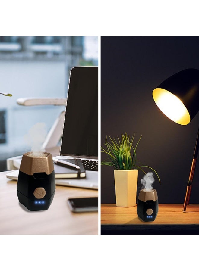 GLEVAR Smokeless Incense Burner | USB Rechargeable Aroma Diffuser | Bakhoor Heater, Portable Scent Device, For Car, Home, and Office Air Freshening & Mood Setting - Image 4