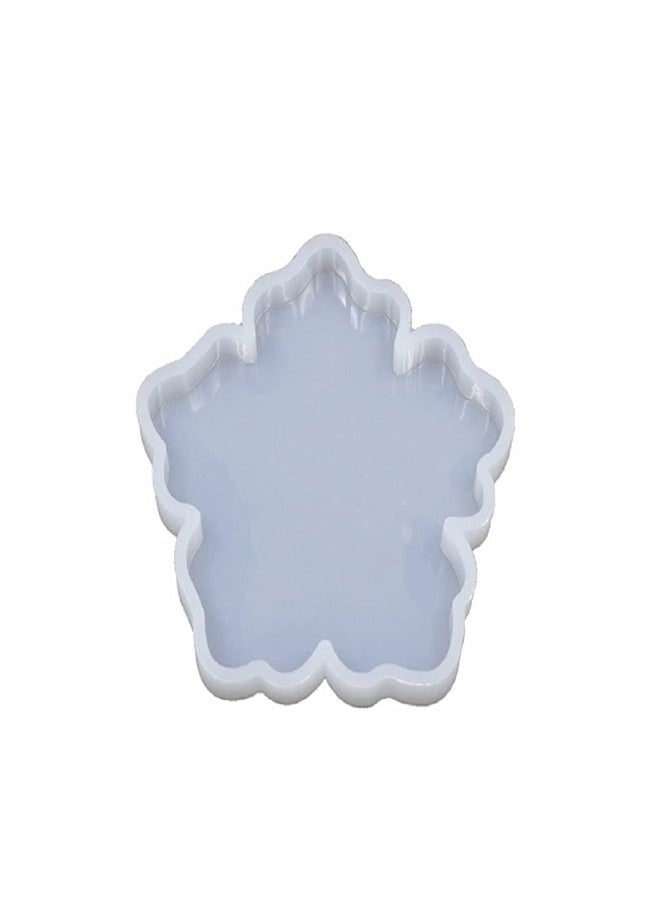 Ditya crafts® - 4.5" Flower Shape Coaster Mold/Frame Mold, 3D Frame Mold Resin DIY Art Silicone Mould, DIY Coaster - Image 3