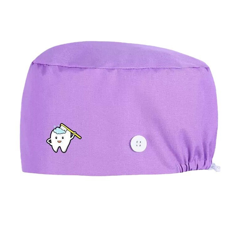 Dentist Work Cap Men'S Nursing Cap Women'S Adjustable Buckle Nurse Operating Room Oral Physician Cap Surgeon Round Cap - Image 5