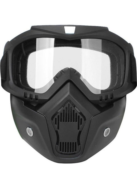 Mortorcycle Face Mask High-definition Goggles with Mouth Filter