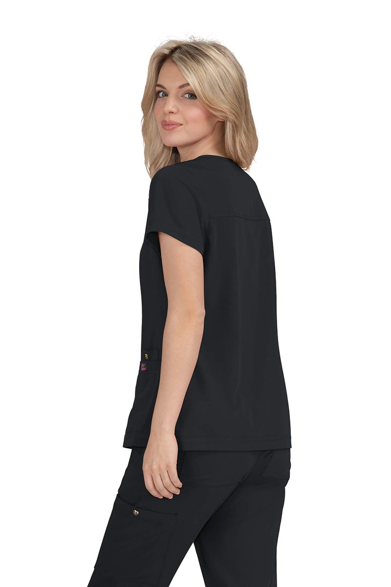 KOI Betsey Johnson B101 Freesia Top (Black, XX-Small) - Image 2