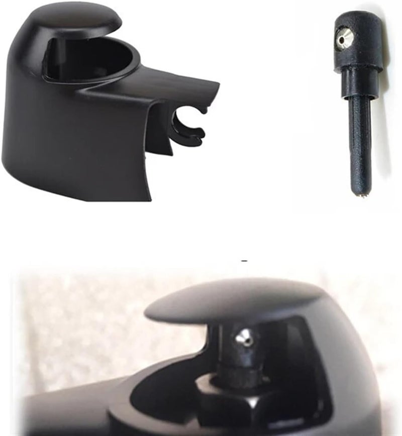 QASULER Rear Wiper Arm Washer Cover Cap Set for Skoda Fabia - Image 1