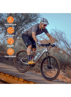 Spartan Calibre Hardtail Mountain Bicycle| 24 inch wheel size| 21 speed Shimano gear | For teens and adults| Satin Silver  - Image 5