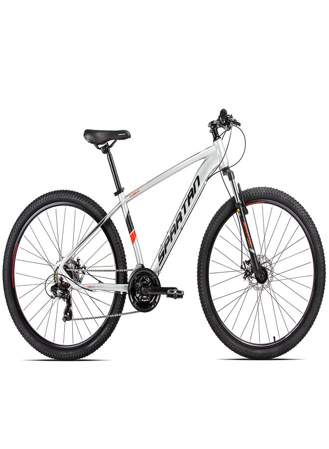 Spartan Calibre Hardtail Mountain Bike | 29 Inch Wheel Size | 29 Speed Shimano Gears | Grey Color  - Image 2