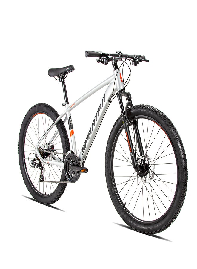 Spartan Calibre Hardtail Mountain Bike | 29 Inch Wheel Size | 29 Speed Shimano Gears | Grey Color  - Image 1