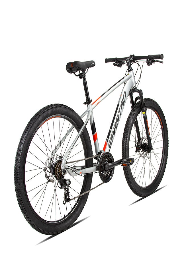 Spartan Calibre Hardtail Mountain Bike | 29 Inch Wheel Size | 29 Speed Shimano Gears | Grey Color  - Image 3