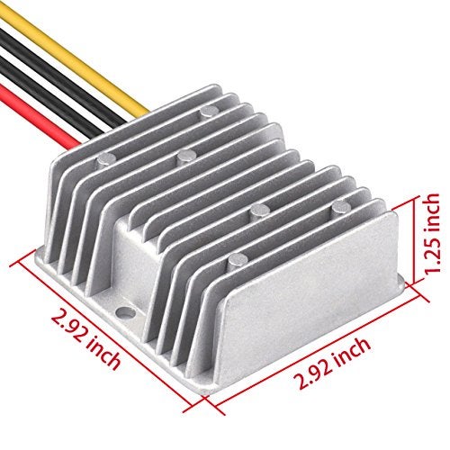 Cllena DC 8V-40V to 13.8V 10A Automatic Buck Boost Converter Step Down/Up Regulator Voltage Reducer Converter Waterproof Regulated DC Power Supply for Golf Cart Club Car LED Light - Image 5