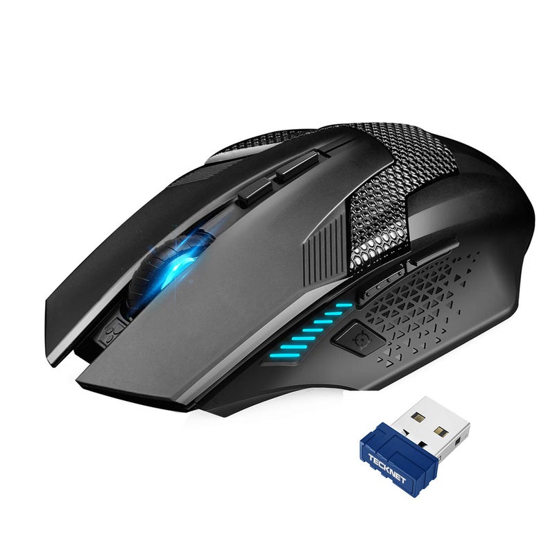 TECKNET RAPTOR Prime 2.4G Wireless Gaming Mouse, 4000dPI, 500Hz Return Rate, Nano Receiver - Image 1