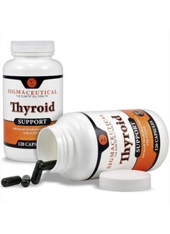 SIGMACEUTICAL Thyroid Support for Women - Zinc & Selenium Supplement - Iodine Supplement - Ashwagandha & Kelp Supplement - 120 Capsules  - Image 4