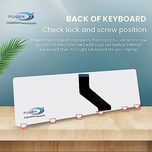 Fugen Laptop Internal Keyboard (US) Compatible for Acer Aspire 5755 5755G 5830 5830G 5830T 5830TG 5755ZG V3-731 V3-771 V3-771G E1-572 E1-510 V3-772 ES1-512 ES1-711 V3-531 V3-551 V3-571 V3-572 - Image 3